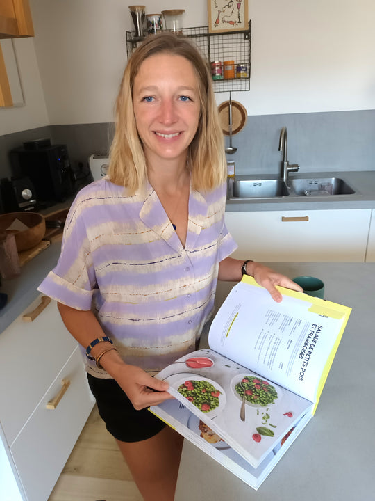 In Olivia and Matthieu's kitchen